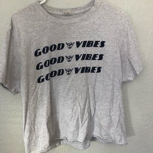 Good vibes brandy Melville top